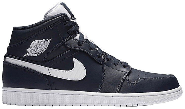 Air Jordan 1 Retro Mid  Obsidian  554724-402