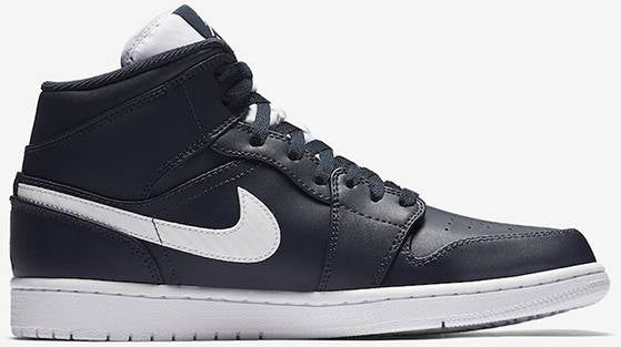 Air Jordan 1 Retro Mid  Obsidian  554724-402