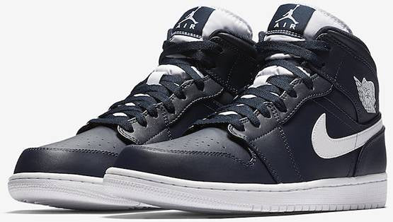 Air Jordan 1 Retro Mid  Obsidian  554724-402