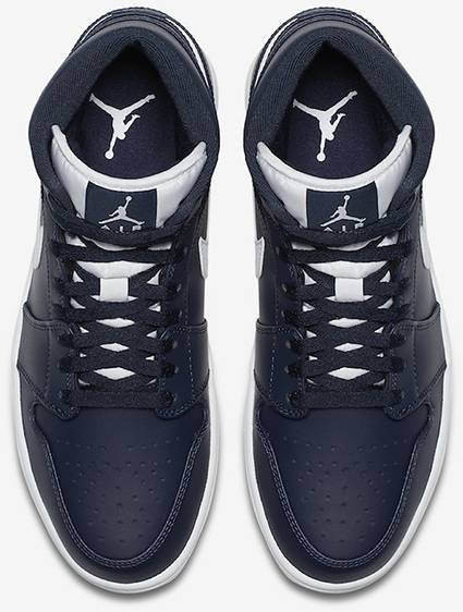 Air Jordan 1 Retro Mid  Obsidian  554724-402