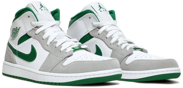 Air Jordan 1 Mid SE  Grey Pine Green  DC7294-103