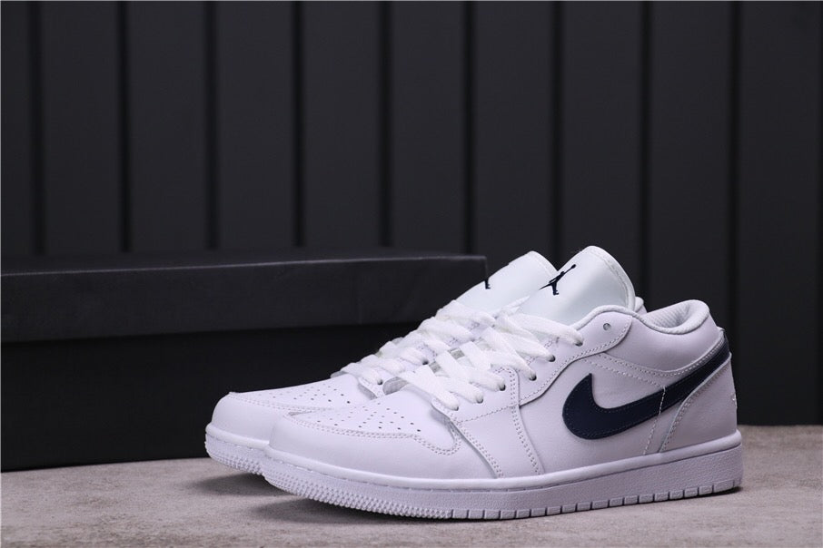 Air Jordan 1 Low  White Obsidian  553558-114