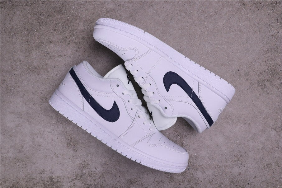 Air Jordan 1 Low  White Obsidian  553558-114