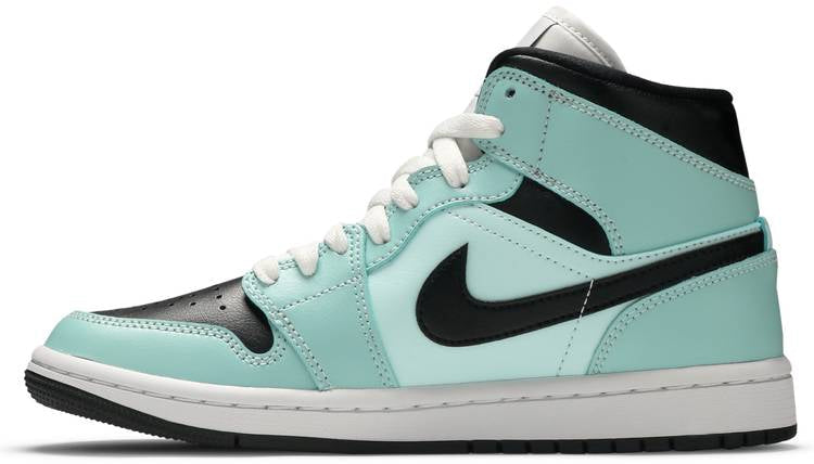 Wmns Air Jordan 1 Mid  Aqua Black  BQ6472-300