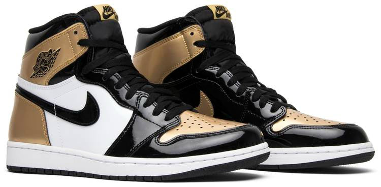 Air Jordan 1 Retro High OG NRG  Gold Toe  861428-007