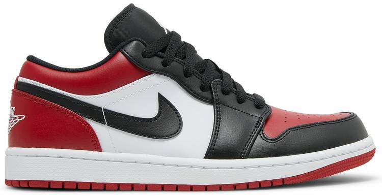 Air Jordan 1 Low  Bred Toe  5553558-612