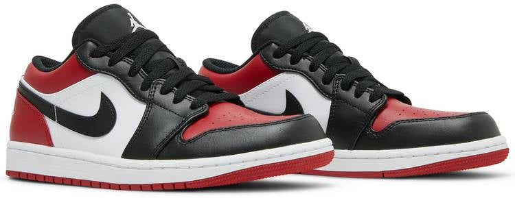 Air Jordan 1 Low  Bred Toe  5553558-612