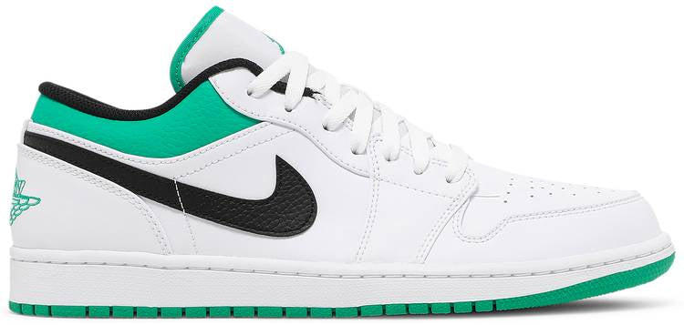 Air Jordan 1 Low  White Lucky Green  553558-129