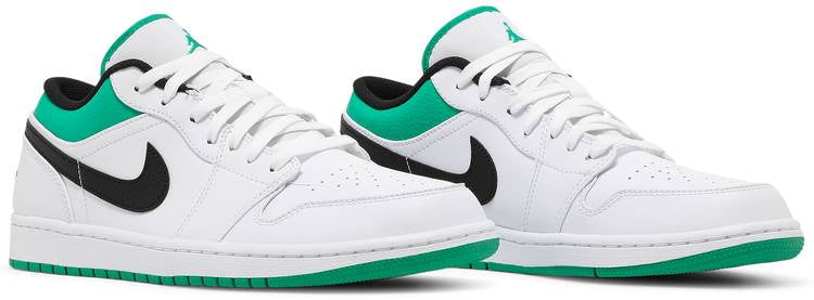 Air Jordan 1 Low  White Lucky Green  553558-129