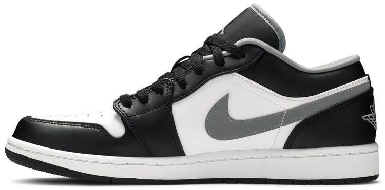 Air Jordan 1 Low  Black Medium Grey  553558-040