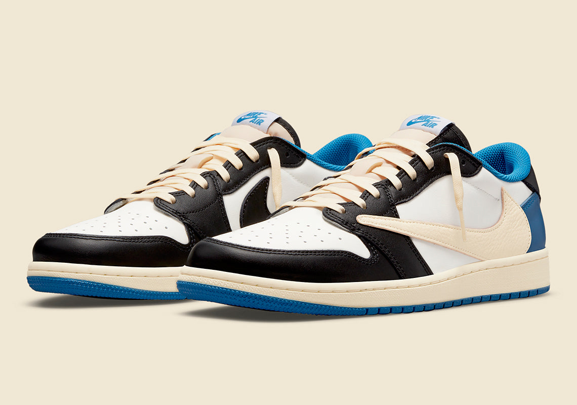 Fragment Design x Travis Scott x Air Jordan 1 Retro Low DM7866-140