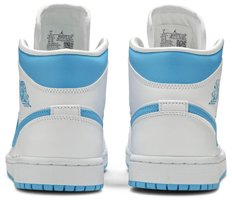 Wmns Air Jordan 1 Mid  UNC  BQ6472-114