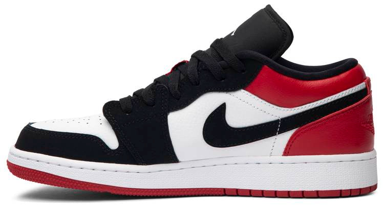 Air Jordan 1 Low GS  Black Toe  553560-116