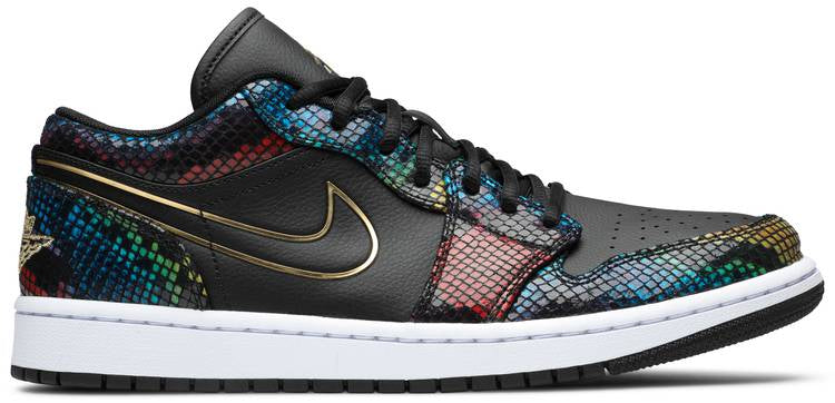 Wmns Air Jordan 1 Low  Multi Snakeskin  CW5580-001