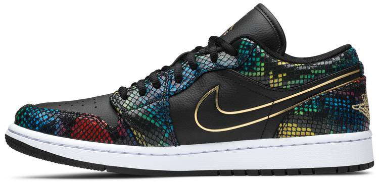 Wmns Air Jordan 1 Low  Multi Snakeskin  CW5580-001