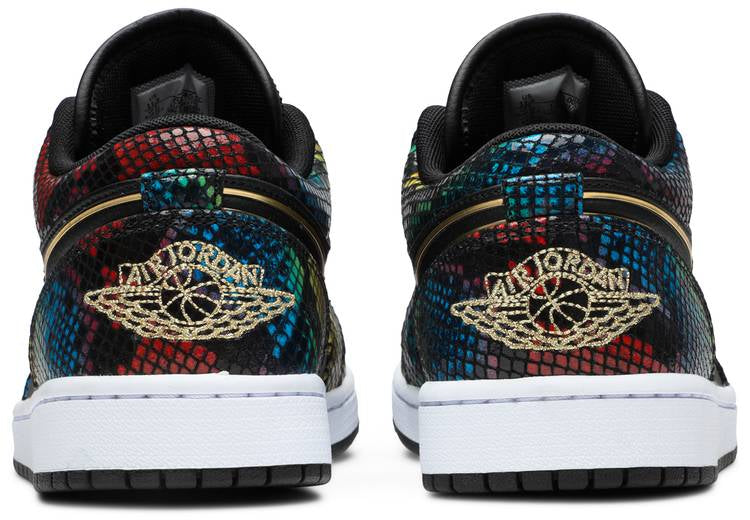 Wmns Air Jordan 1 Low  Multi Snakeskin  CW5580-001