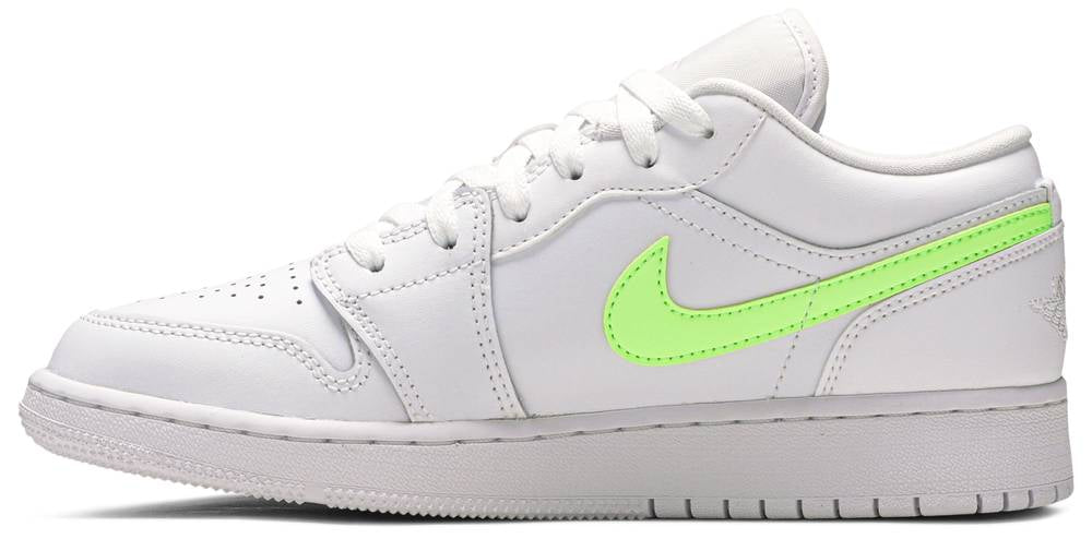 Air Jordan 1 Low GS  White Neon  CW7035-100