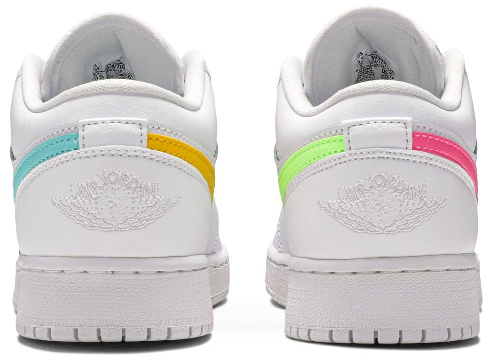 Air Jordan 1 Low GS  White Neon  CW7035-100