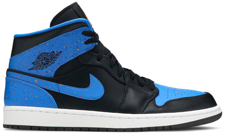 Air Jordan 1 Mid  Royal Splatter  554724-048