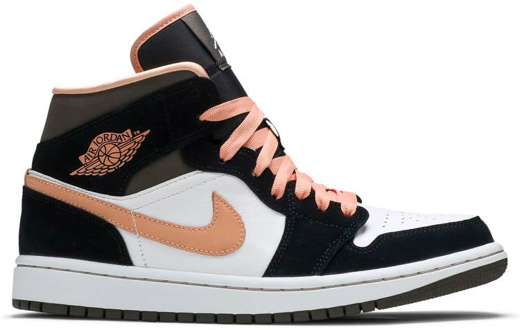 Wmns Air Jordan 1 Mid SE  Peach Mocha  DH0210-100