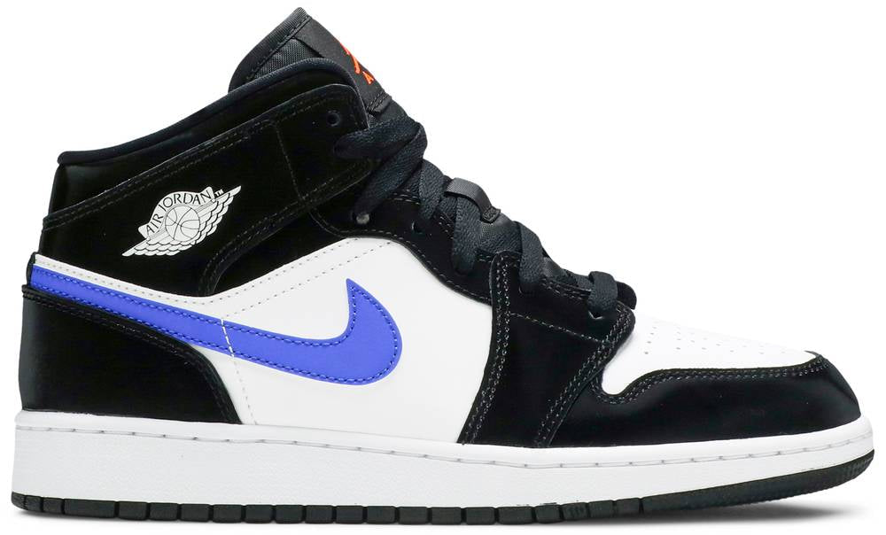 Air Jordan 1 Mid GS  Black Racer Blue  554725-084