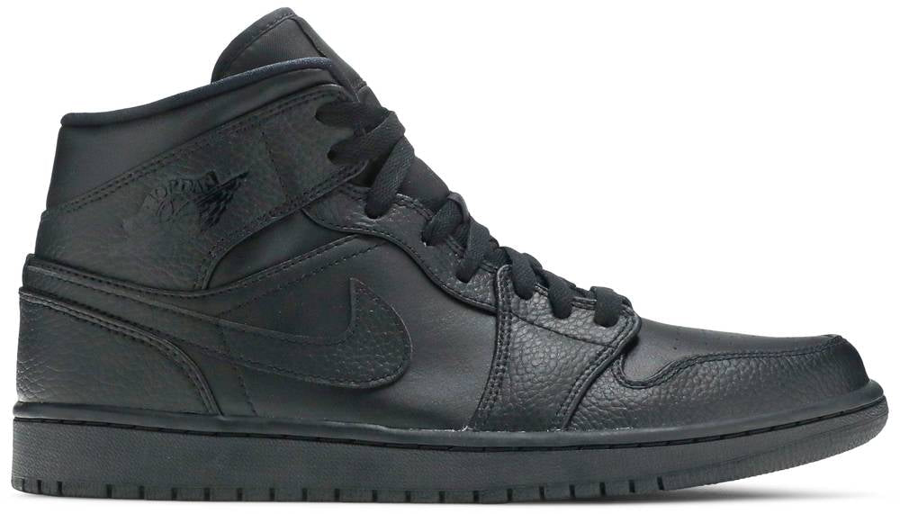 Air Jordan 1 Mid  Triple Black  554724-091