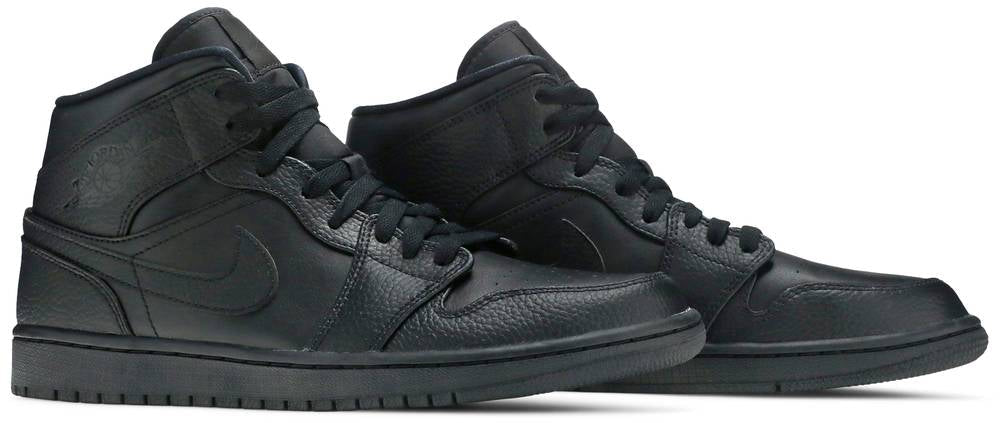 Air Jordan 1 Mid  Triple Black  554724-091