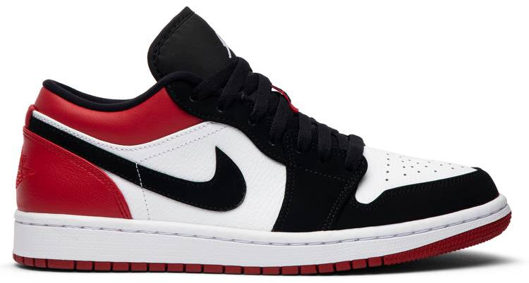 Air Jordan 1 Low  Black Toe  553558-116