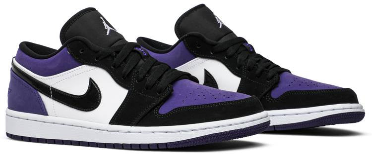 Air Jordan 1 Low  Court Purple  553558-125