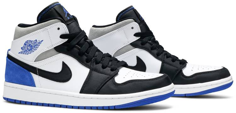 Air Jordan 1 Mid SE  Royal Black Toe  852542-102