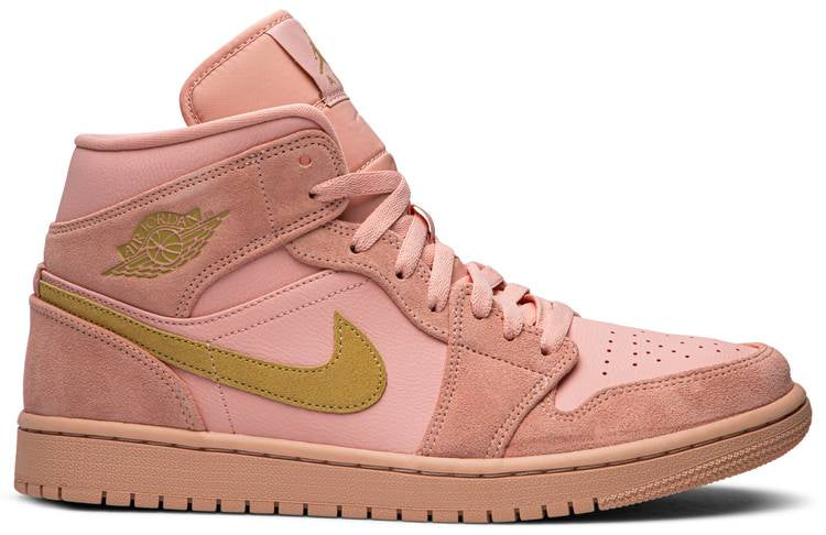 Air Jordan 1 Mid  Coral Gold  852542-600