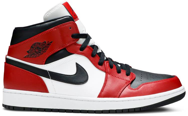 Air Jordan 1 Mid  Chicago Black Toe  554724-069