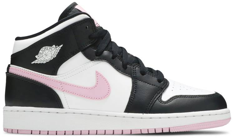 Air Jordan 1 Mid  White Light Arctic Pink  555112-103