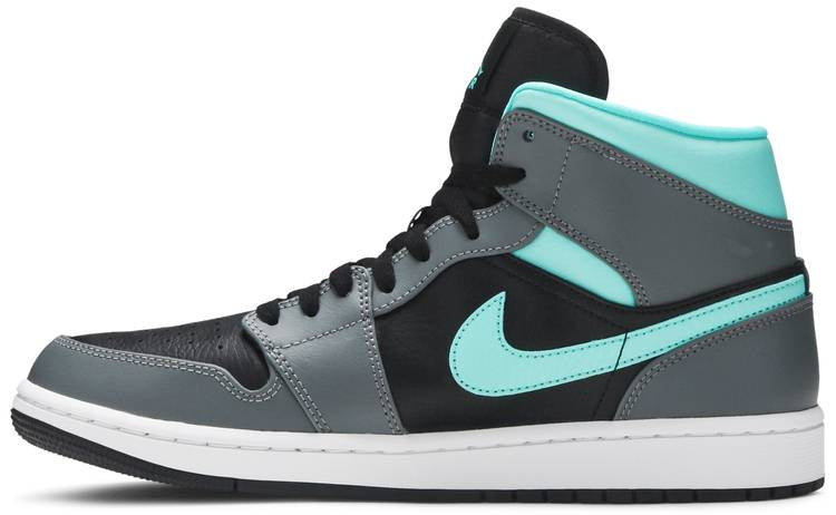 Air Jordan 1 Mid  Grey Aqua  554724-063