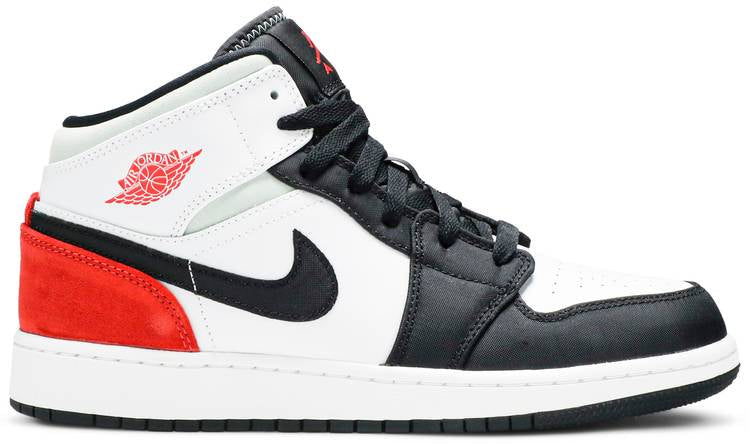 Air Jordan 1 Mid GS  Red Mint  BQ6931-100