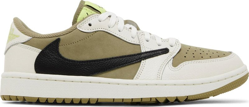 Travis Scott x Air Jordan 1 Low Golf  Neutral Olive  FZ3124-200