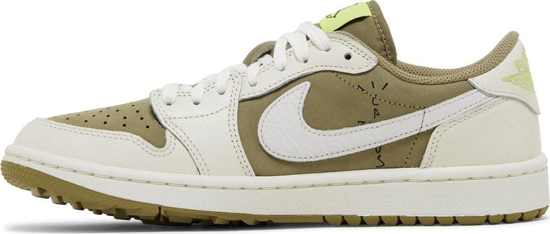 Travis Scott x Air Jordan 1 Low Golf  Neutral Olive  FZ3124-200