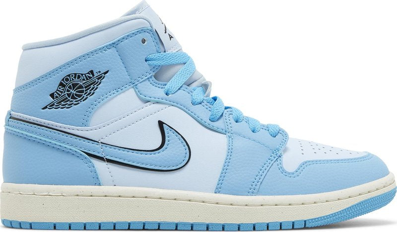 Wmns Air Jordan 1 Mid SE  Ice Blue  DV1302-400