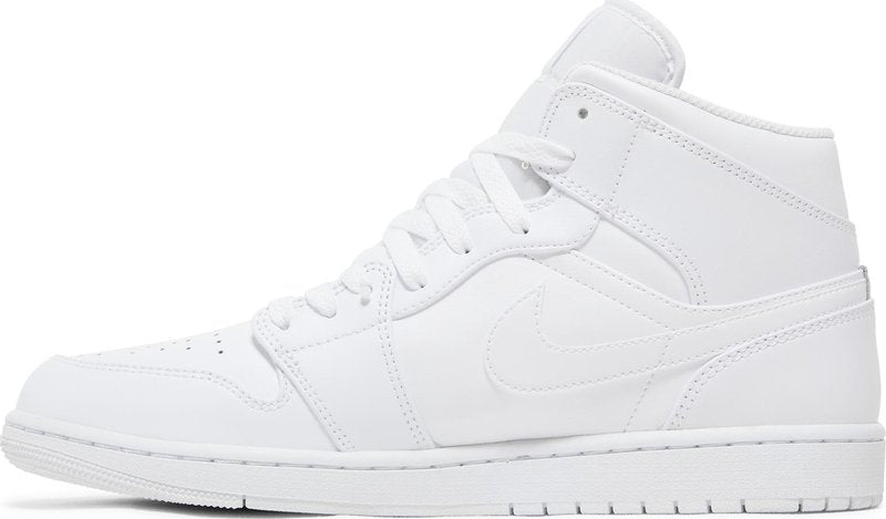 Air Jordan 1 Mid  Triple White  2022 554724-136