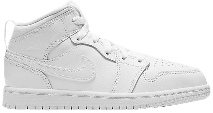 Air Jordan 1 Mid PS  Triple White  640734-126