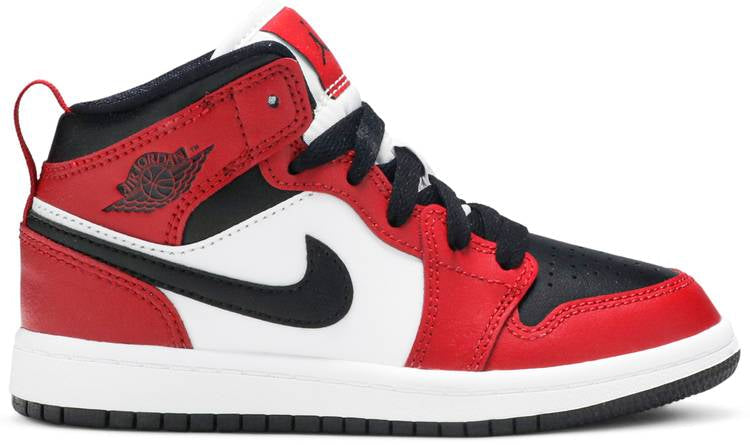 Air Jordan 1 Mid PS  Chicago Black Toe  640734-069