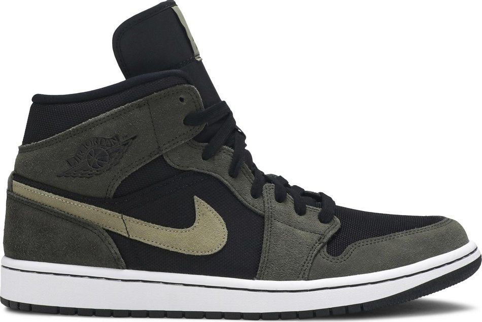 Wmns Air Jordan 1 Mid  Olive  BQ6472-030