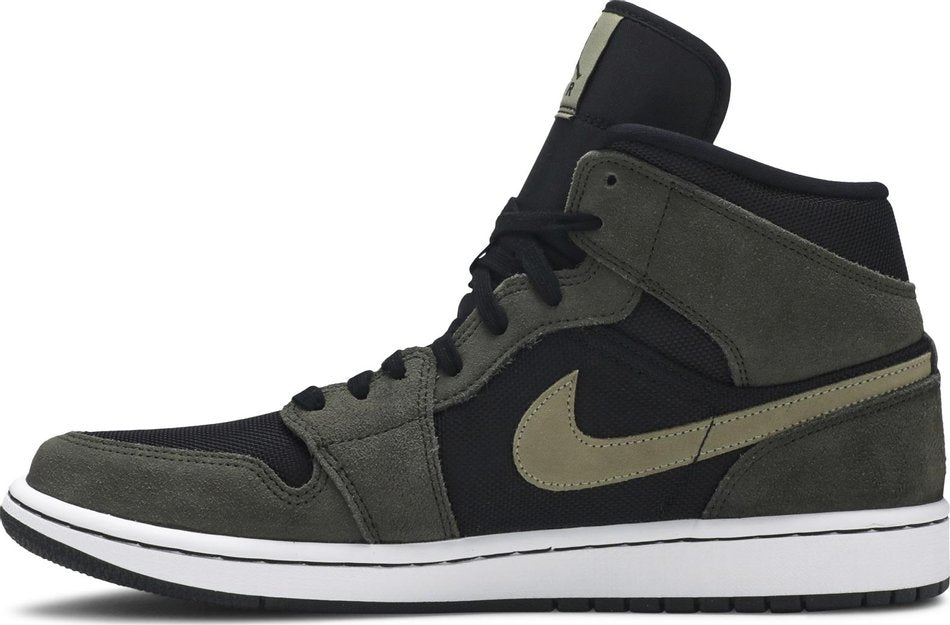 Wmns Air Jordan 1 Mid  Olive  BQ6472-030