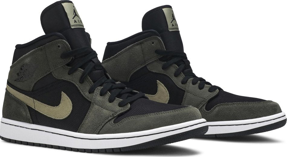 Wmns Air Jordan 1 Mid  Olive  BQ6472-030