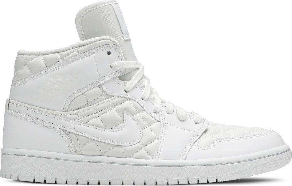 Wmns Air Jordan 1 Mid SE  White Quilted  DB6078-100