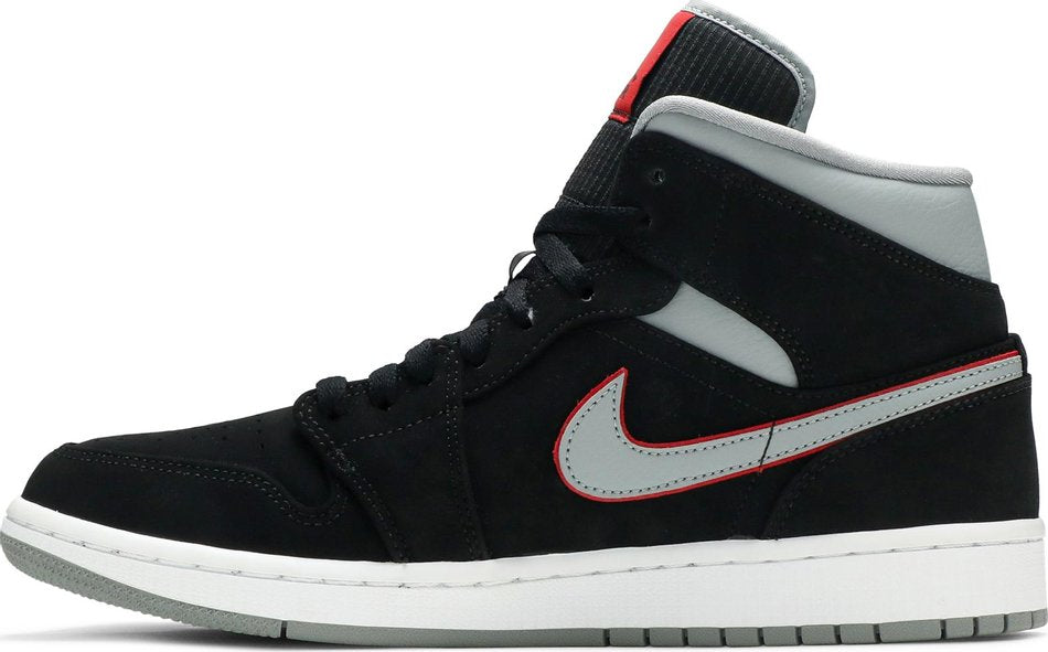 Air Jordan 1 Mid  Black Grey  554724-060