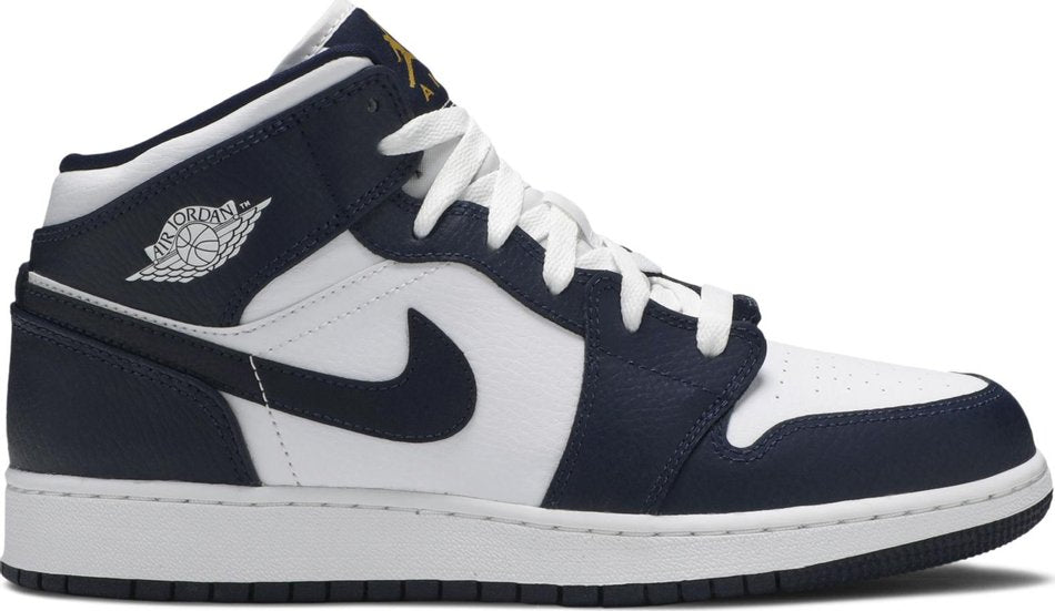 Air Jordan 1 Mid GS  Obsidian  554725-174