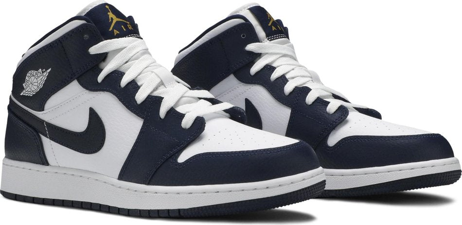 Air Jordan 1 Mid GS  Obsidian  554725-174