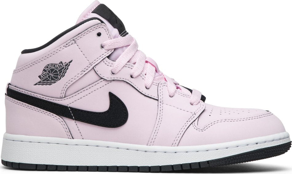 Air Jordan 1 Mid GS  Pink Foam  555112-601