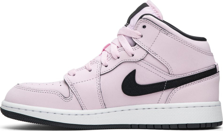 Air Jordan 1 Mid GS  Pink Foam  555112-601